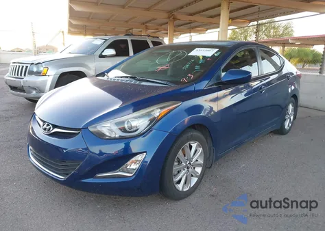 2015 Hyundai Elantra Se из США, поврежденный, VIN 5NPDH4AE3FH588726